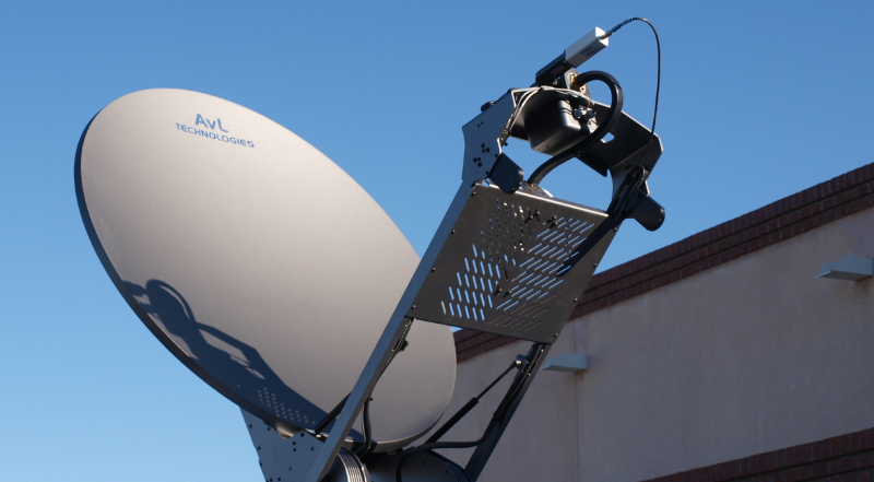 AVL commercial robotic antennas and iDirect modems offer the most robust equipment options